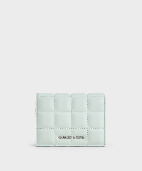 CHARLES ＆ KEITH 財布 スクエアキルトチェーンハンドル