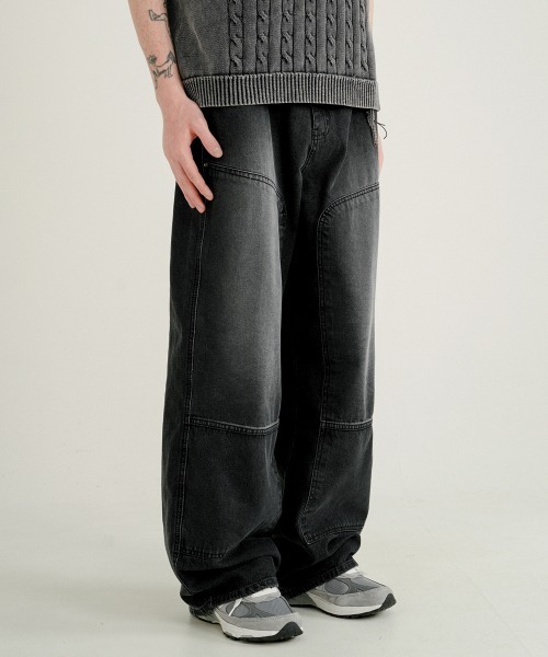 WV PROJECT ジーンズ 「WV PROJECT」Double block denim pants
