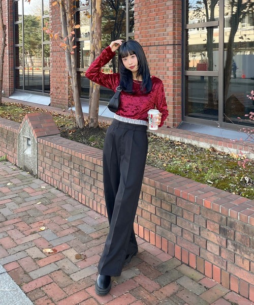 ベロア　ロングtシャツ　お兄系 66698_20.jpg