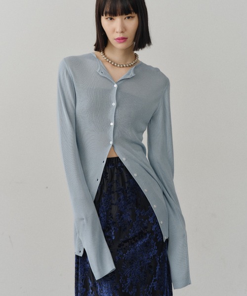 カーディガン Everyday slim fit cardigan / エブリデイスリムフィット