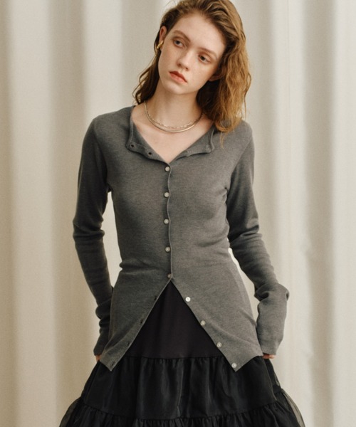 カーディガン Everyday slim fit cardigan / エブリディスリム