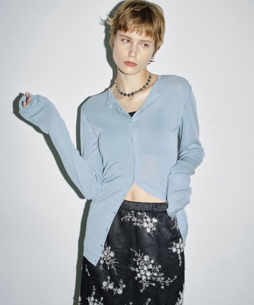 カーディガン Everyday slim fit cardigan / エブリデイスリムフィット