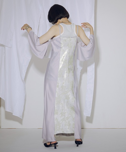Ezick ワンピース Jacquard line キャミワンピース : ZOZOTOWN