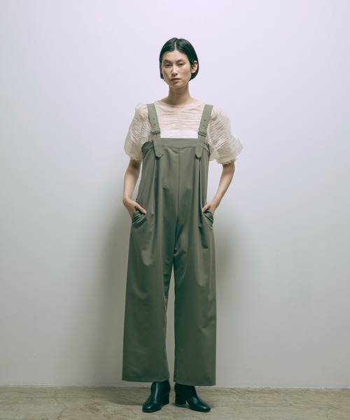 EN NEUME サロペット オーバーオール Belted Combinaison レディース
