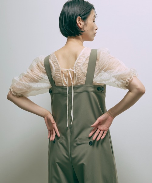 EN NEUME サロペット オーバーオール Belted Combinaison レディース