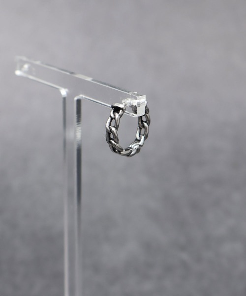 SHIHARA フラットフープピアスシングル　K18YG Flat Hoop Pierce 01 - SHIHARA