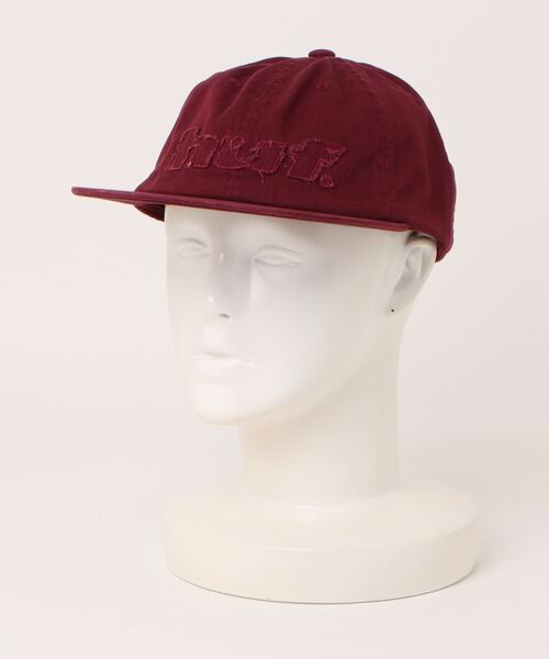 HUF ハフ ダメージ加工 ロゴ 5パネル ハット キャップ 帽子 HUF キャップ 帽子 ダメージ加工ロゴ5パネルハット DISTRESSED