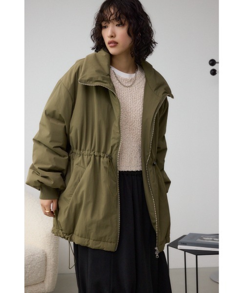 MOUSSY ダウンジャケット MOUSSY SHORT PUFFER ジャケット WHT -ファッション通販 FASHION