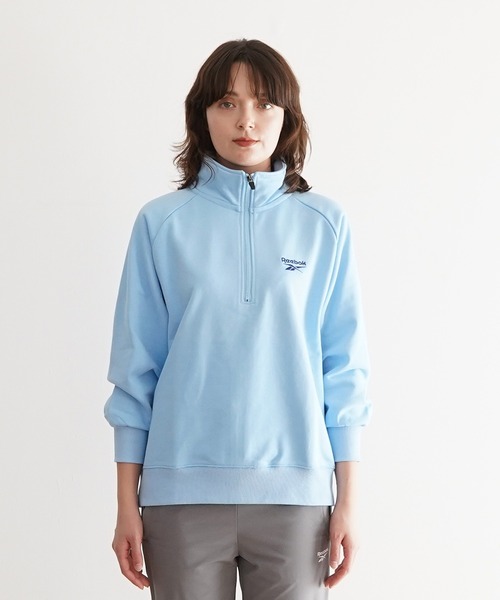 PR01. トレーナー スウェット Reebok ハーフジップスウェットトップス