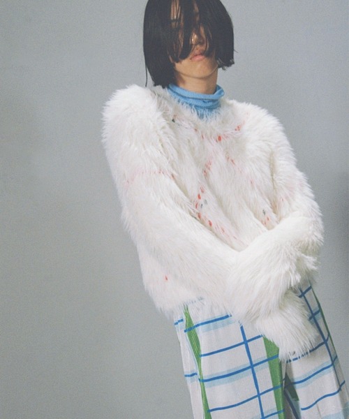 PAMM（パム） ニット セーター けものがれのシャギーニットPO