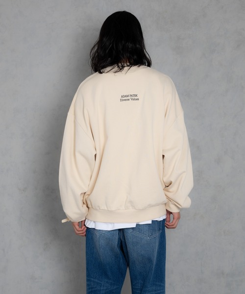 トレーナー スウェット ADAMPATEK/logo crew neck/ロゴクルーネックスウェット(AP2424009) レディース メンズ ADAM PATEK トレーナー スウェット ADAMPATEK/logo crew neck