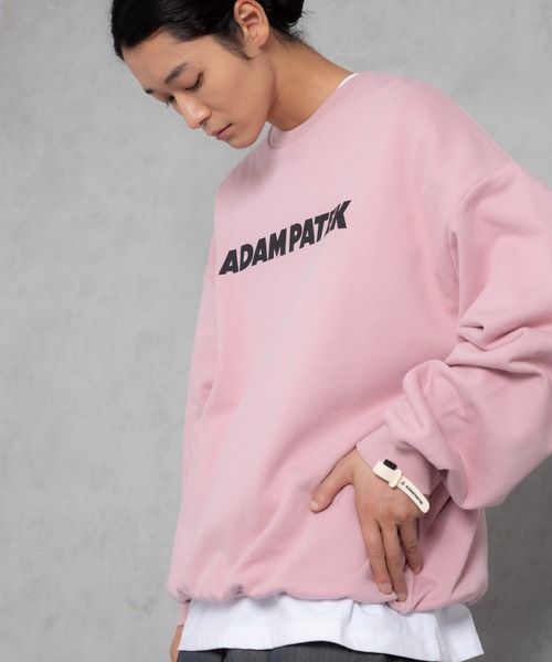 トレーナー スウェット ADAMPATEK/logo crew neck/ロゴクルーネックスウェット(AP2424009) レディース メンズ ADAM PATEK トレーナー スウェット ADAMPATEK/logo crew neck