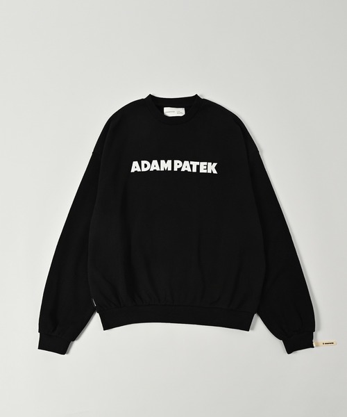 トレーナー スウェット ADAMPATEK/logo crew neck/ロゴクルーネックスウェット(AP2424009) レディース メンズ ADAM PATEK トレーナー スウェット ADAMPATEK/logo crew neck