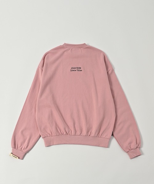 トレーナー スウェット ADAMPATEK/logo crew neck/ロゴクルーネックスウェット(AP2424009) レディース メンズ ADAM PATEK トレーナー スウェット ADAMPATEK/logo crew neck