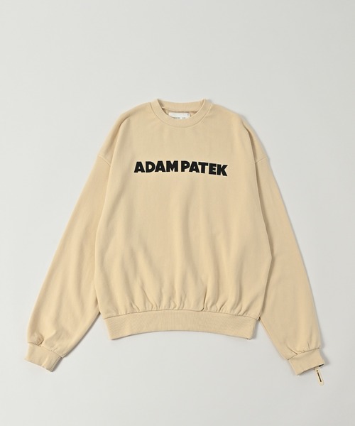 トレーナー スウェット ADAMPATEK/logo crew neck/ロゴクルーネックスウェット(AP2424009) レディース メンズ ADAM PATEK トレーナー スウェット ADAMPATEK/logo crew neck