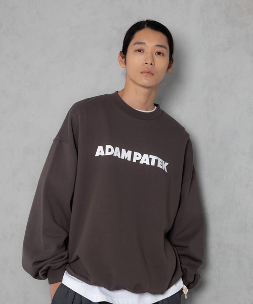 トレーナー スウェット ADAMPATEK/logo crew neck/ロゴクルーネックスウェット(AP2424009) レディース メンズ ADAM PATEK トレーナー スウェット ADAMPATEK/logo crew neck