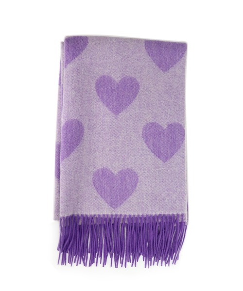 マフラー ストール 「moyan ecri」大判ハートマフラーLOVE BOMB PATTERN MUFFLER レディース メンズ_13