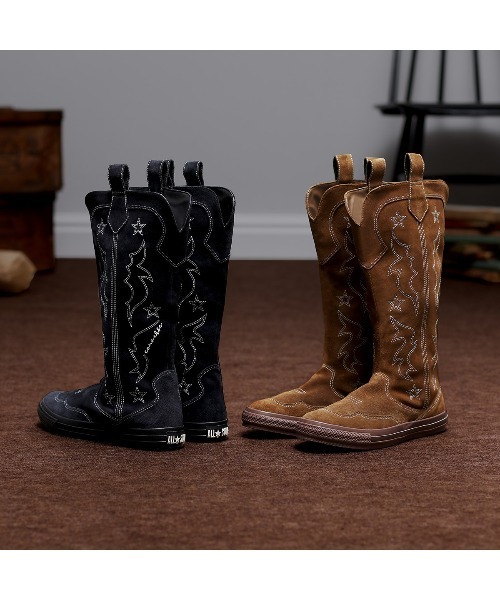 【人気商品】コンバース　ALL STAR ブラック ウエスタンロングブーツ CONVERSE ブーツ ALL STAR WESTERNBOOTS ST Z / オールスター