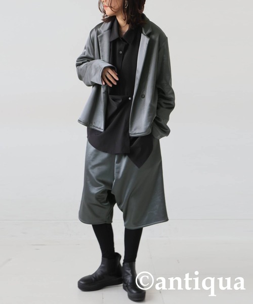 ⧉⧉antiqua⧉⧉ ドルマンシャツ ドルマンシャツ シャツ レディース トップス 長袖 送料無料・再