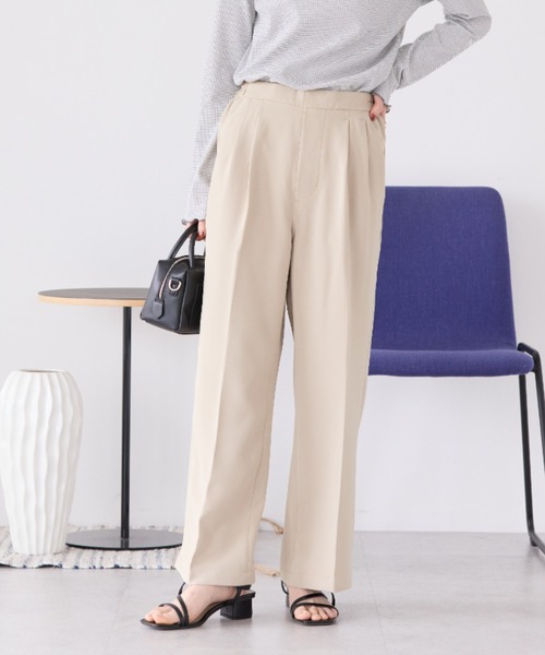 AMERICAN HOLIC スラックス パンツ 美・美・美Wクロスストレッチ