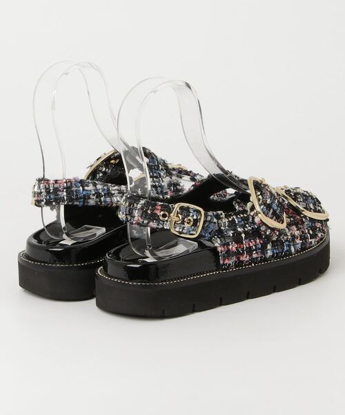 「UNITED ARROWS」 フラットサンダル 36 ブラック レディース_画像2