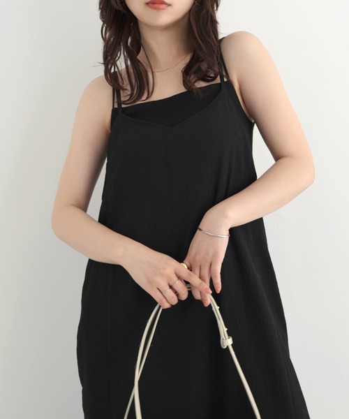 バックレス☆キャミ ワンピース Aライン ロング Vオープン バックリボンAラインフレアキャミワンピース – ABITOKYO （ アビ