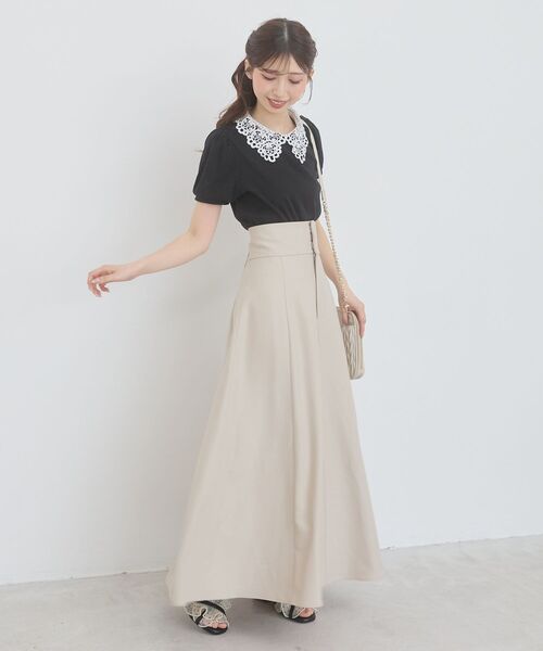 MAJESTIC LEGON（マジェスティックレゴン） ロング スカート 夏 バック