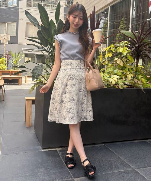 【美品】LGB Lスカート MAJESTIC LEGON（マジェスティックレゴン） ロング スカート 夏 バック