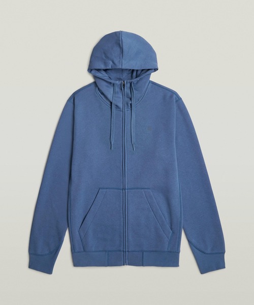 G-STAR RAW パーカー PREMIUM CORE HOODED ZIP SWEATER/ワンポイント