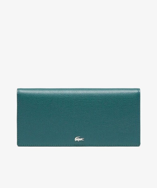 LACOSTE（ラコステ） 財布 シュリンクレザー ロングウォレット メンズ