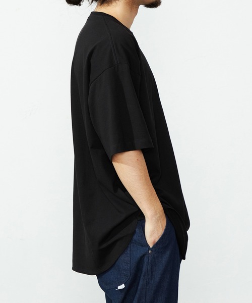 Lee tシャツ Lee/リー ラウンドヘムシンプルTシャツ 無地T