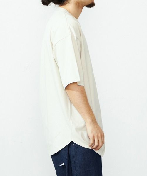 Lee tシャツ Lee/リー ラウンドヘムシンプルTシャツ 無地T