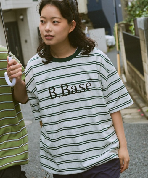 BROKEN BASE（ブロークンベース） tシャツ B.BASE Tシャツ ボーダー