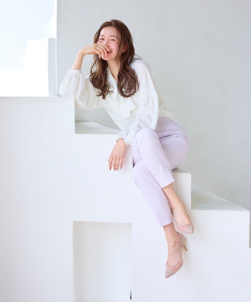 パンプス LovelyWalkプラス チュールコンビパンプスの画像