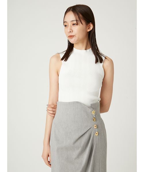 FRAY I.D ニット セーター ドライタッチノースリーブニット