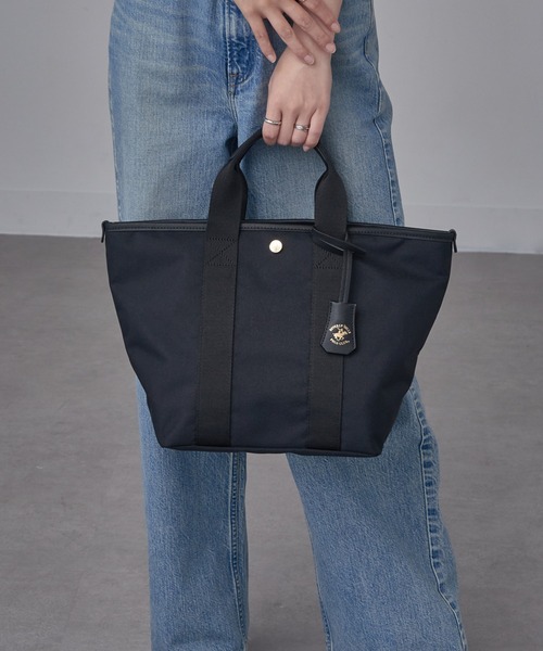 ☆未使用級☆ BEVERLY HILLS POLO CLUB トートバッグ 黒 BEVERLY HILLS POLO CLUB トートバッグ 「BEVERLY CLUB」「別注
