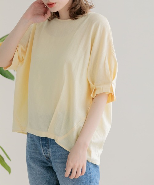 「URBAN RESEARCH」 半袖ブラウス FREE イエロー レディース URBAN RESEARCH Sonny Label 「URBAN Label」 半袖ブラウス FREE