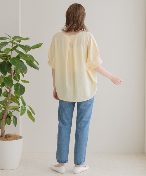 「URBAN RESEARCH」 半袖ブラウス FREE イエロー レディース URBAN RESEARCH Sonny Label 「URBAN Label」 半袖ブラウス FREE