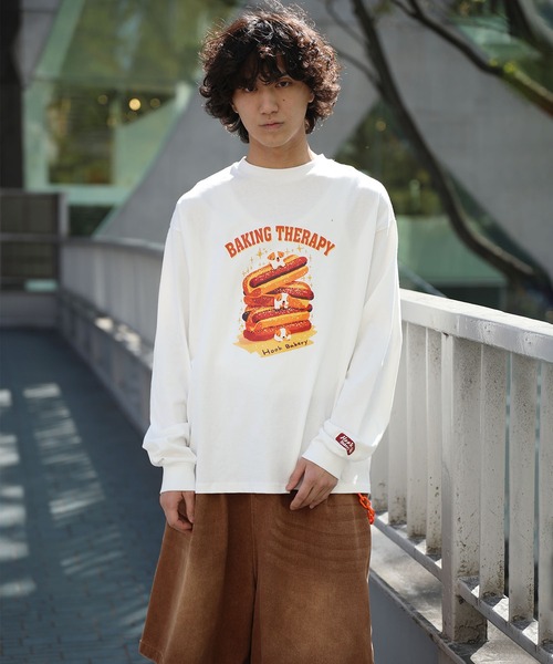 tシャツ HOOK -original- 「HOOK BAKERY」シリーズ ヴィンテージ風犬
