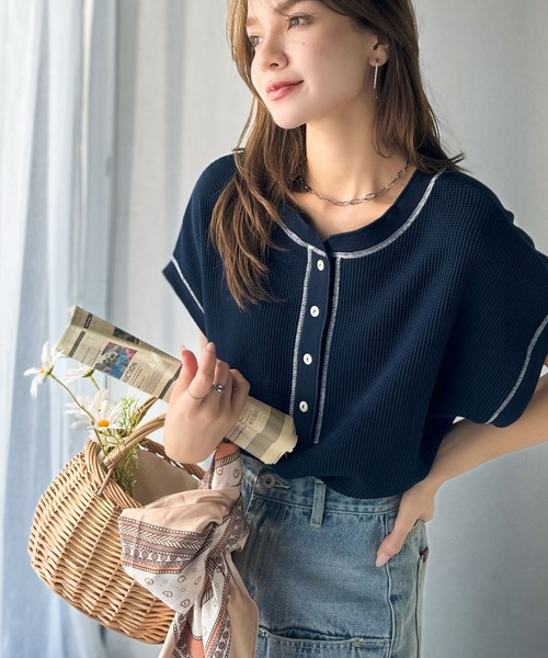 Java ヘンリーネック tシャツ 半袖 「JaVaジャバコラボ」“お洒落感