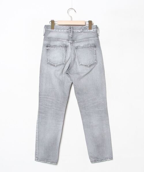 「upperhights」 加工デニムパンツ 22 グレー レディース_画像2