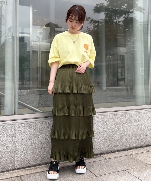 ブラウス シャツ (PIKOxROSEBUD)BIG SILHOUETTE S/S TEE レディース PIKO ブラウス シャツ (PIKOxROSEBUD)BIG SILHOUETTE S/S TEE