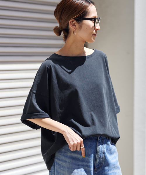tシャツ ドライタッチコットンT レディース FRAMeWORK tシャツ ドライタッチコットンS/S-Tee レディース