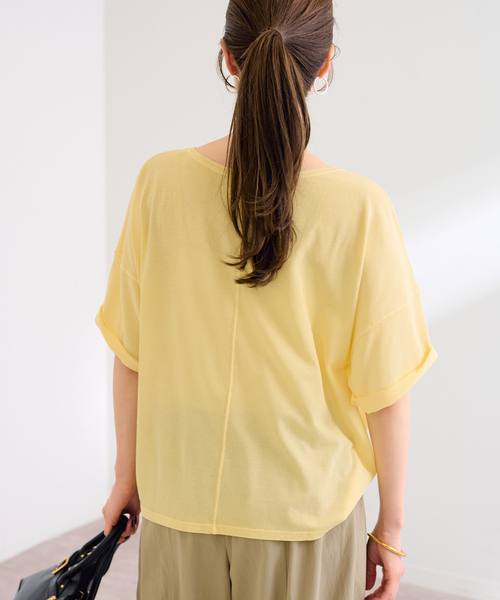 新品未使用タグ付き 今季 FRAMeWORK ドライタッチコットンs/s-tee FRAMeWORK tシャツ 「追加」ドライタッチコットンS/S-Tee2