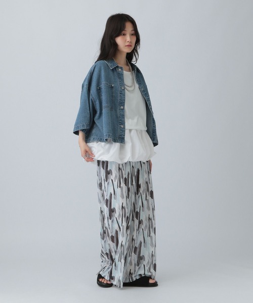 LEPSIM（レプシィム） tシャツ 半袖 裾バルーンドロストプルオーバー