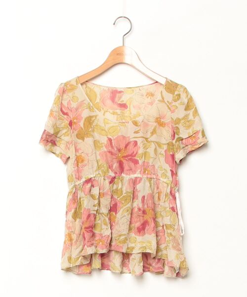 JILL STUART 「JILL STUART」 半袖ブラウス SMALL ベージュ レディース  