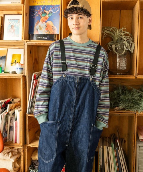 ニコアンド❣️美品ネイビー デニム 、オーバーオール、サロペット！男女兼用❣️ 楽天市場】niko and ．．． サロペット（レディースファッション