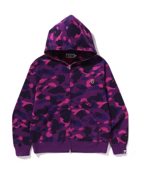 A BATHING APE パーカー ONE POINT COLOR CAMO CROPPED FULL ZIP