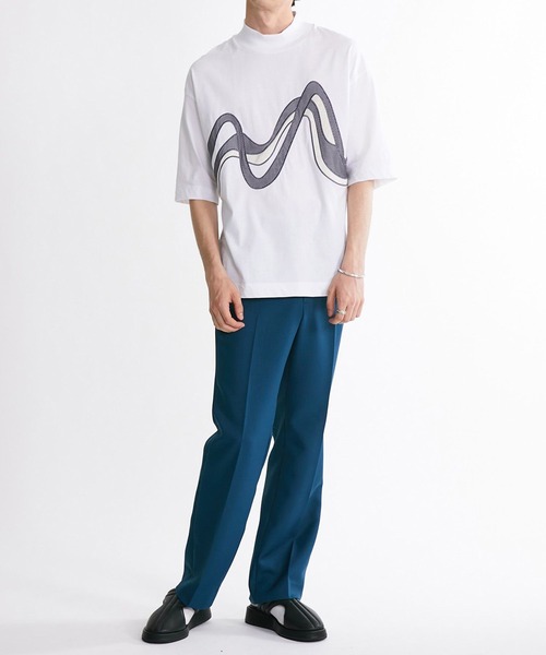 「UNITED TOKYO」 半袖Tシャツ 3 ホワイト メンズ