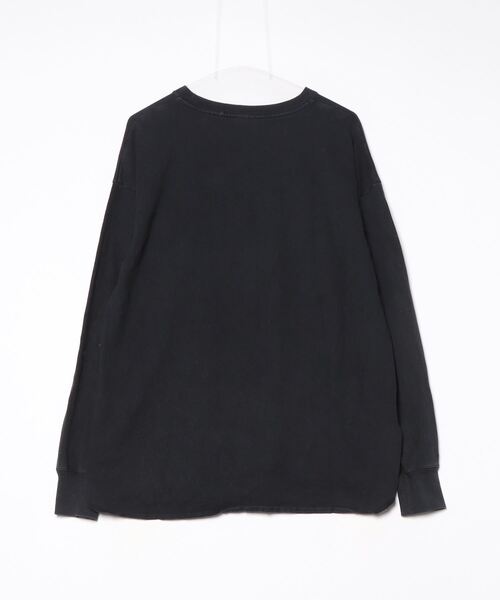 「Champion」 長袖Tシャツ L ブラック メンズ